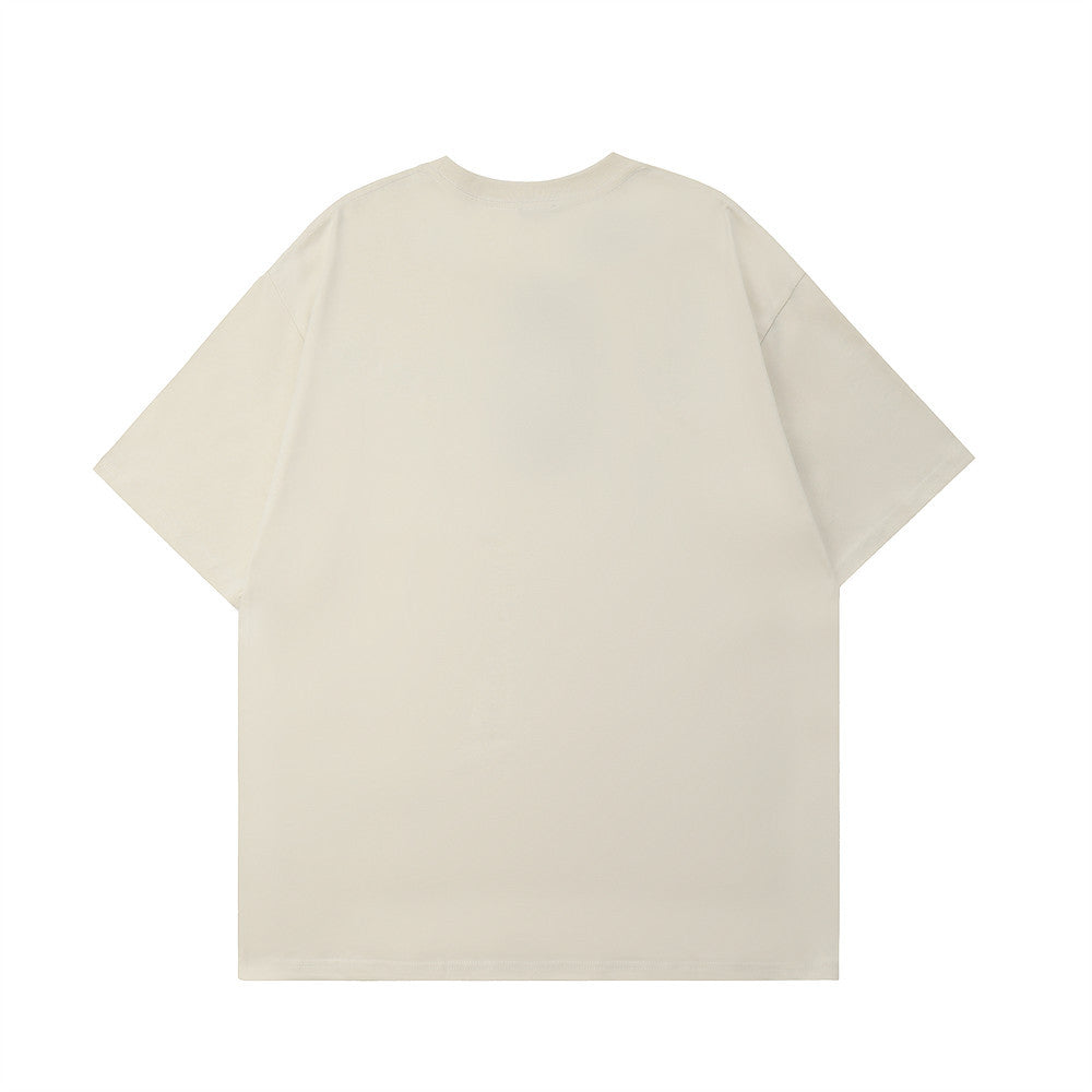 Street Letter Print Short-sleeve