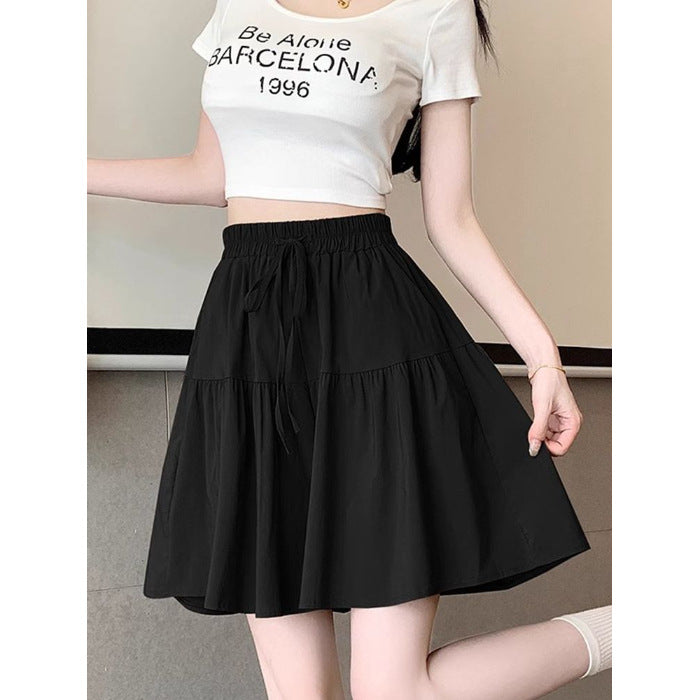 Style Thin Oversized Casual Shorts Skirt