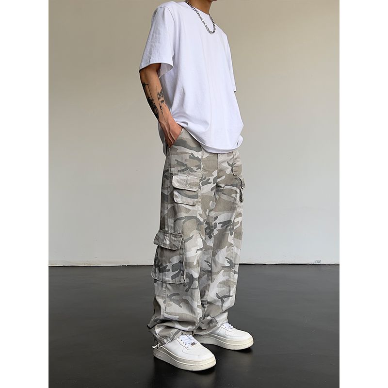 Straight Slimming Draping Pants
