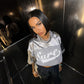 Mesh Cloth Round Neck PulloverTop