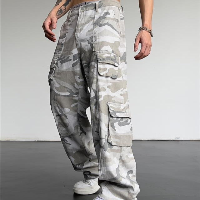 Straight Slimming Draping Pants