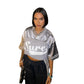 Mesh Cloth Round Neck PulloverTop