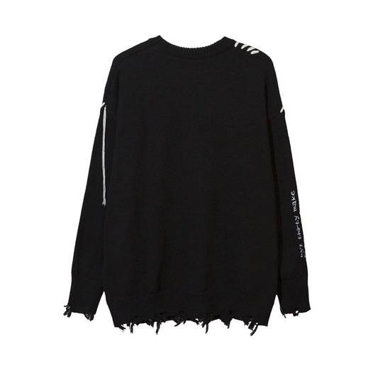 Street High Sweater Slouchy Loose