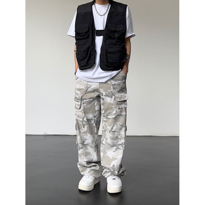 Straight Slimming Draping Pants