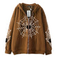 Spider Web Zipper Foreign Hoodie